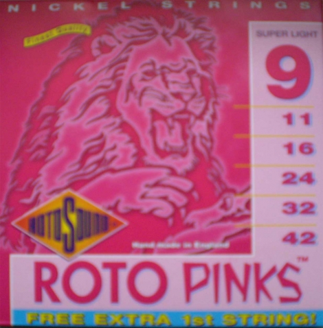 Roto Sound - Pinks - 9/42 Elektrická gitara - R 9 - Super Light