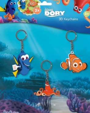 Dory - kľúčenky - 3D Keychains