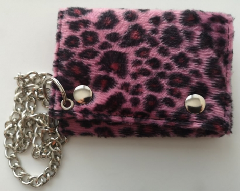 Leopard - Tkaninovo filcová peňaženka