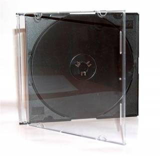 CD klasická čierna škatuľka - Čierny tray