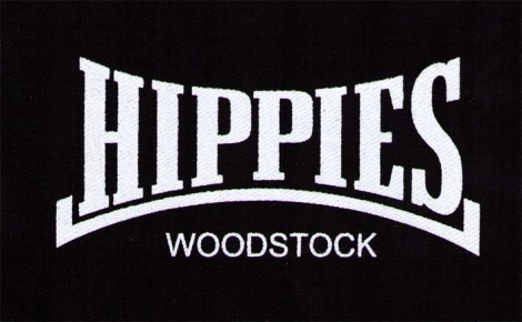 HIPPIES - WOODSTOCK - Nápis