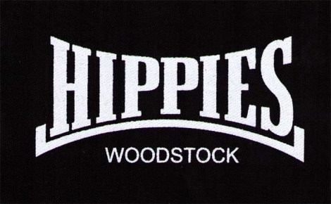 HIPPIES - WOODSTOCK - Nápis