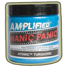 TYRKYSOVÁ (Manic Panic) - Atomic Turquoise – Amplified