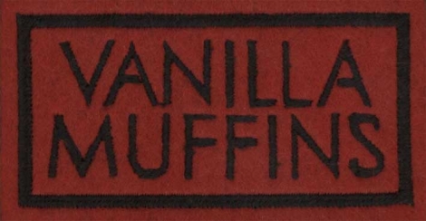 VANILLA MUFFINS - Čierne logo