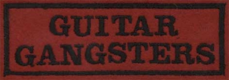 GUITAR GANGSTERS - Čierne logo