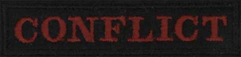 CONFLICT - Červené logo