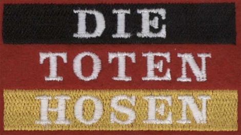 TOTEN HOSEN - Biele logo