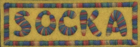 SOCKA FAREBNÁ - Farebný nápis