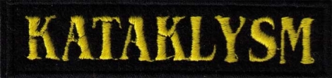 KATAKLYSM - Žlté logo