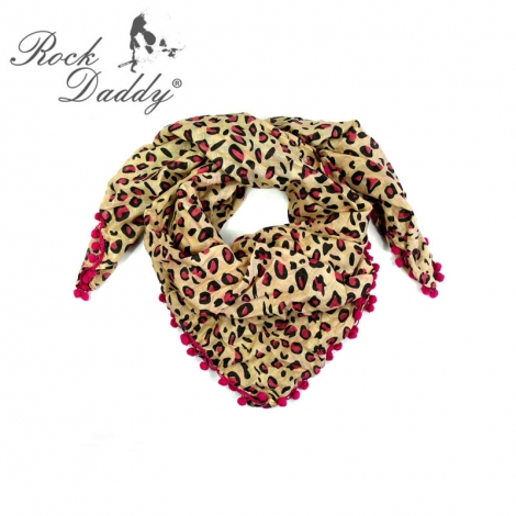 Šatka s gepardím vzorom