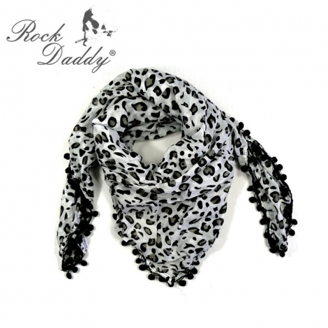 Šatka s gepardím vzorom