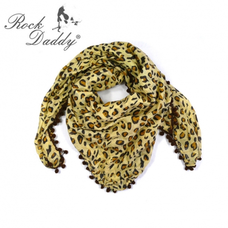 Šatka s gepardím vzorom