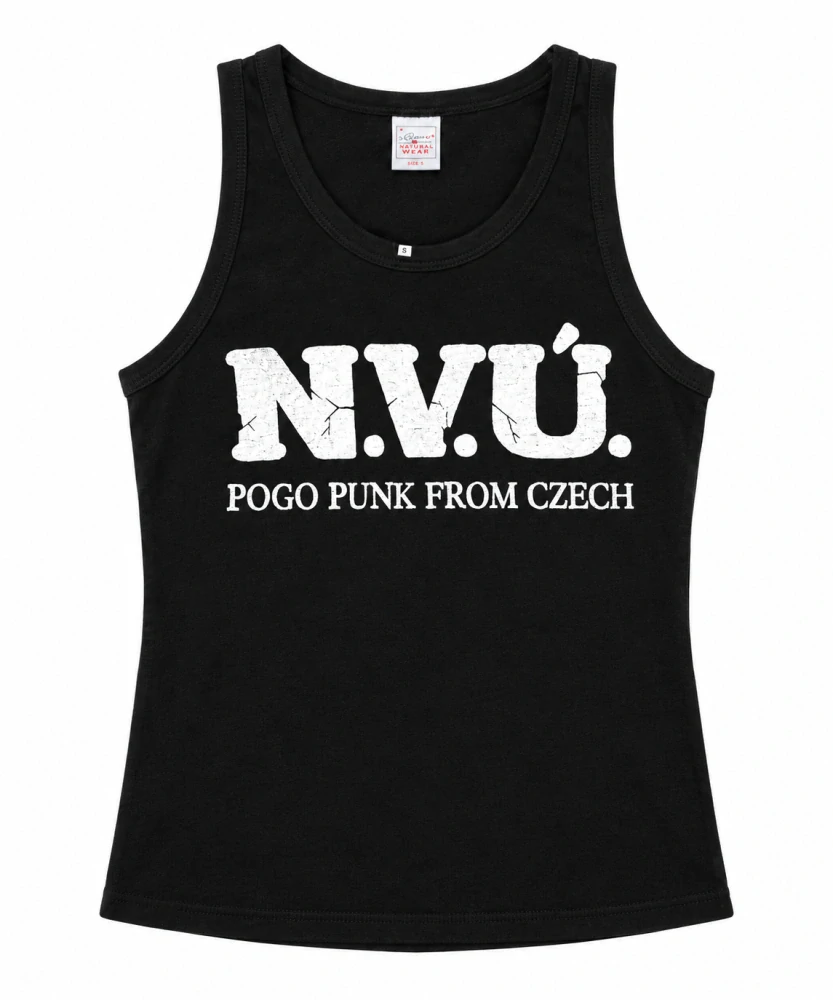 N.V.Ú. (čierne dámske tielko)
