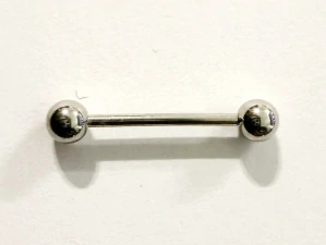 Činka (piercing, dĺžka 21 mm, chirugická oceľ)