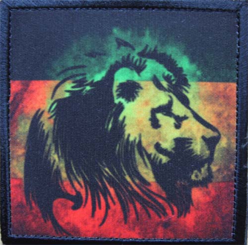 RASTA LION: Fotonášivka s nápisom