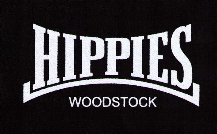 HIPPIES - WOODSTOCK: Nápis