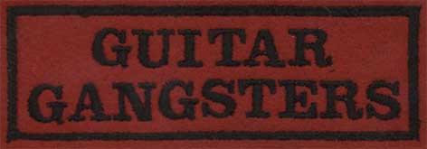 GUITAR GANGSTERS: Čierne logo