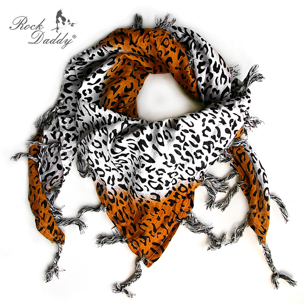 Šatka s leopardím vzorom - rôzne farby