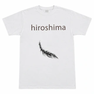 Hiroshima (biele pánske tričko s krátkym rukávom)