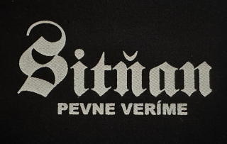 Sitňan: Pevne veríme (nášivka)