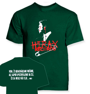 Hirax Records (tmavo zelené tričko s krátkym rukávom)