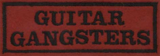 GUITAR GANGSTERS: Čierne logo