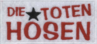 TOTEN HOSEN: Červené logo s čiernou hviezdou