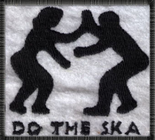 Do The Ska (vyšívaná nášivka, dve tancujúce postavy)