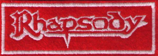 RHAPSODY: Biele logo