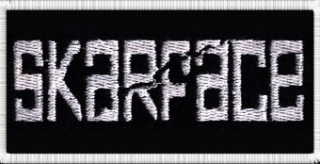 SKARFACE: Biele logo