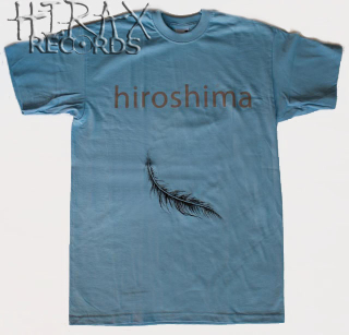 Hiroshima (belaso modré pánske tričko s krátkym rukávom)