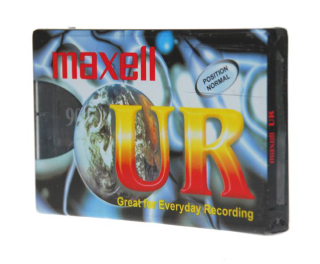 Magnetofónová kazeta Maxell UR90: Audiokazeta Maxell UR90