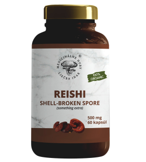 Reishi prášok zo spór: 60 kapsúl