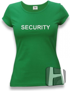 Security (zelené dámske tričko)
