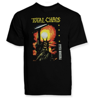 Total Chaos: Freedom Kills (čierne pánske tričko)