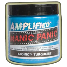 TYRKYSOVÁ (Manic Panic): Atomic Turquoise – Amplified
