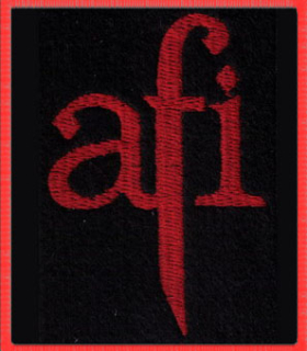 AFI (A Fire Inside) - vyšívaná nášivka, červené logo