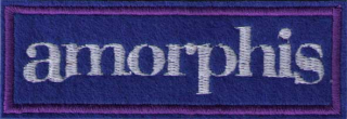 Amorphis (vyšívaná nášivka, biele logo kapely)