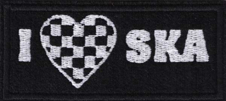 I LOVE SKA: Biele logo