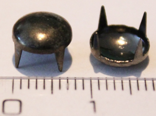 BUBÁK 8 mm OBSIDIANOVÝ: Jednotlivý vybíjanec