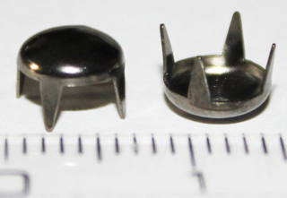 BUBÁK 6 mm OBSIDIANOVÝ: Jednotlivý vybíjanec