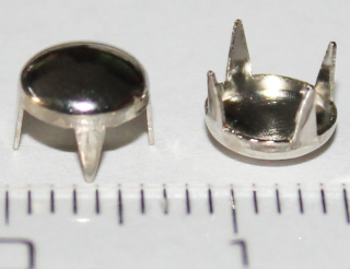 BUBÁK 6 mm STRIEBORNÝ: Jednotlivý vybíjanec