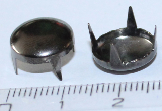 BUBÁK 12 mm OBSIDIANOVÝ: Jednotlivý vybíjanec
