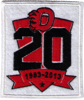 Najlacnejšia vyšívaná nášivka - 20 rokov (1993 - 2013)