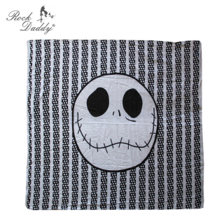 Čierno-biela šatka Nightmare Before Christmas